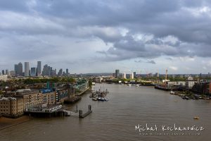 View from Tower Bridge in London